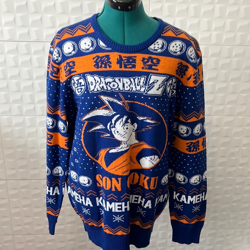 Dragon Ball Z Goku Ugly Holiday Sweater